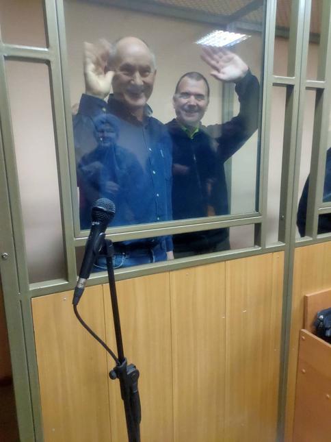 Aleksandr Skortsov ja Valeri Tibiy eivät menettäneet hyvää mieltään epäoikeudenmukaisesta vainosta huolimatta