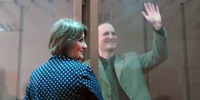 Photo : Dennis Christensen et sa femme Irina