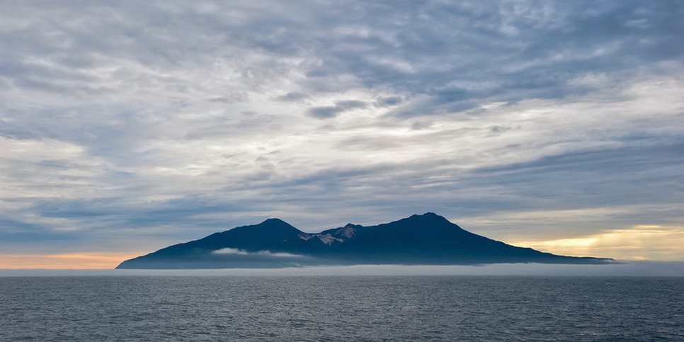 Vista de la isla de Iturup. Fuente de la foto: Vladimir Serebryansky / Lori Photobank
