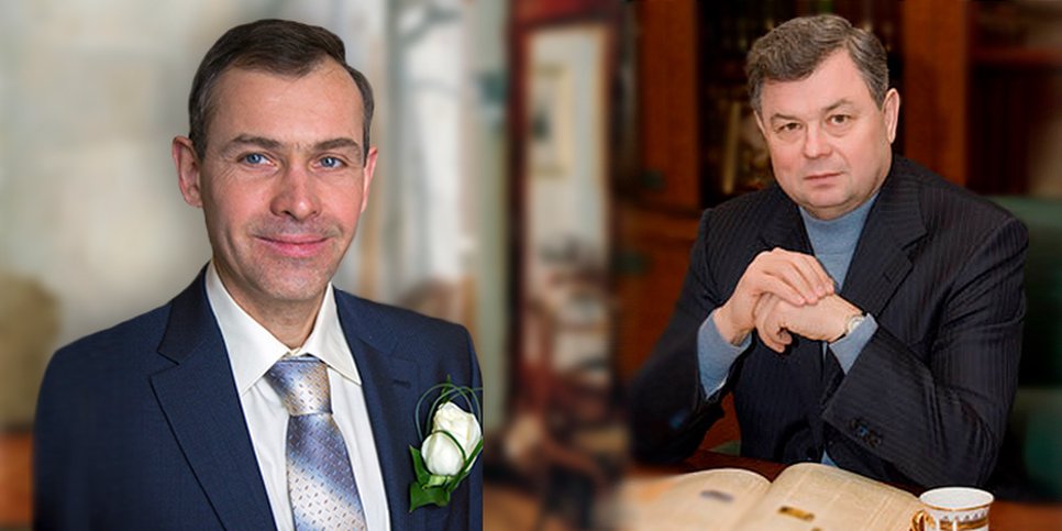 In the photo on the left: Dmitry Kuzin, on the right: Anatoly Artamonov (photo from the site admoblkaluga.ru)
