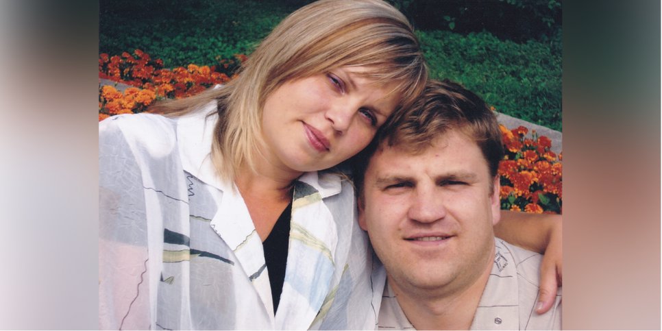 사진: 로만 마흐네프와 그의 아내 안나

