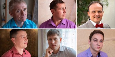 Sur la photo, de gauche à droite, de haut en bas : Sergey Logunov, Alexey Matveev, Vladimir Kochnev, Nikolai Zhugin, Pavel Lekontsev, Vladislav Kolbanov