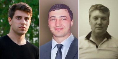 Foto: Alexander Akopov, Shamil Sultanov e Konstantin Samsonov