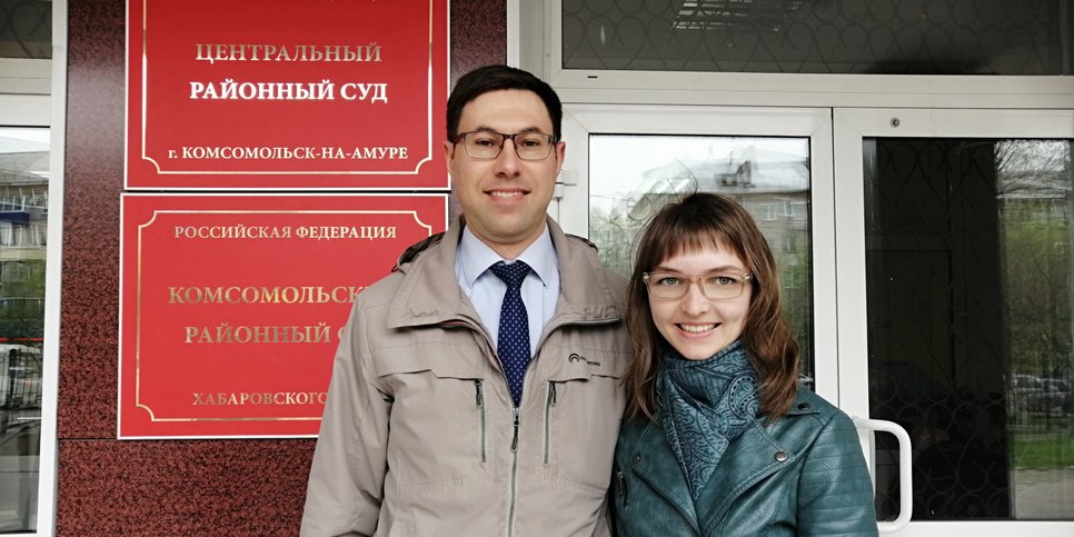 На фото: Николай Алиев с женой, Алесей