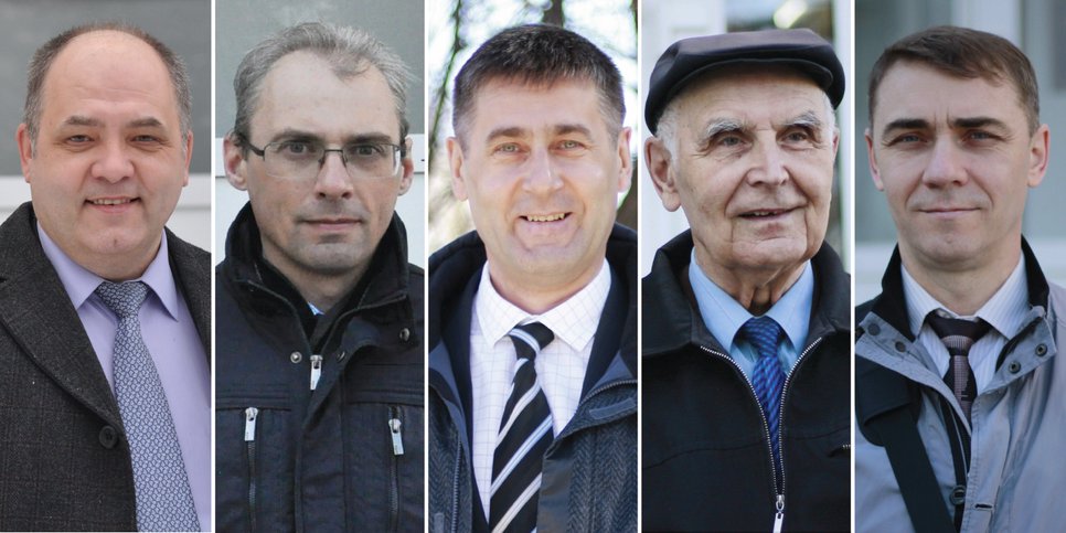 写真:イゴール・トゥーリク、ユーリ・ヴァーグ、ヴィクトル・クチコフ、ボリス・ブリロフ、アレクサンドル・イノゼムツェフ