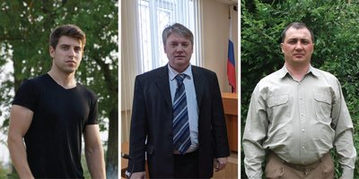 Foto: Alexander Akopov, Konstantin Samsonov e Shamil Sultanov