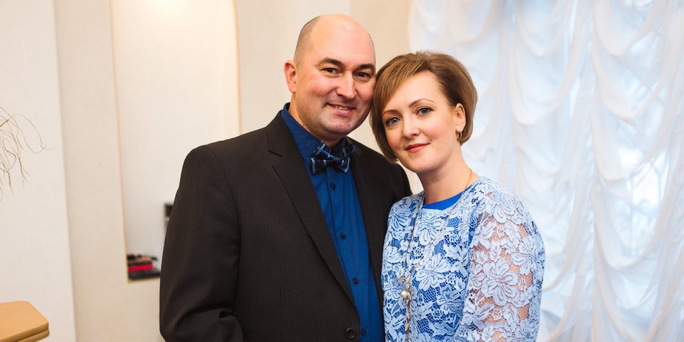 Roman Adestov et sa femme, Alina