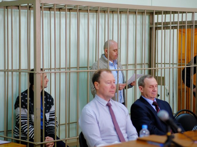 Максим Морозов выступает с последним словом. Август 2023 г.