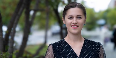 Anastasiya Gaytur on the day of the verdict