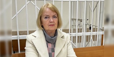Tatjana Pasynkowa am Tag der Urteilsverkündung. 15. Oktober 2025