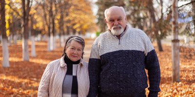 弗拉基米尔·列普斯基与妻子奥尔加，2024年11月