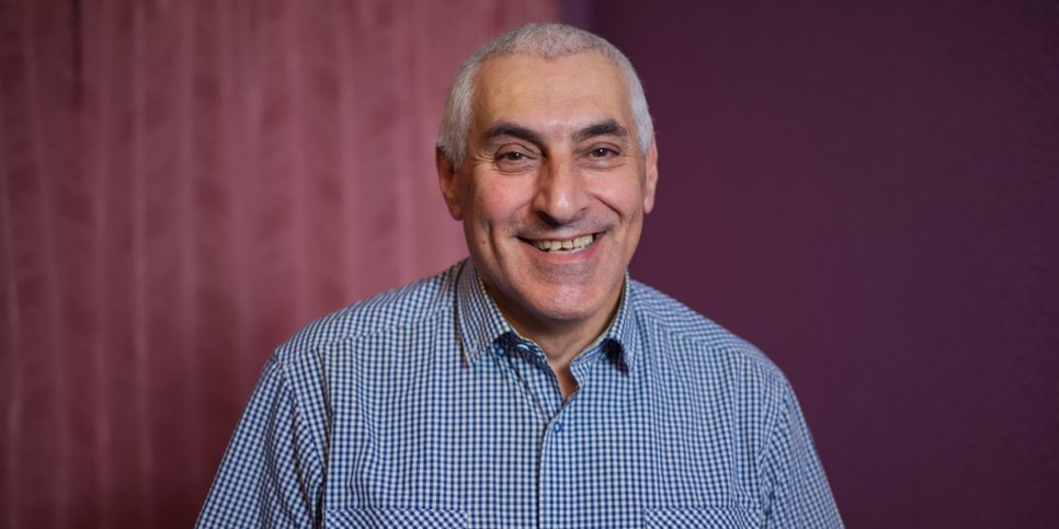 Igor Egozaryan at home after being released from the penal colony