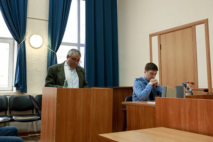 Анатолий Евтушенко выступает перед судом. Декабрь 2025 г.