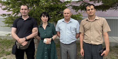 Северинчик Кирилл, Алексеева Валентина, Хориков Юрий и Хориков Роман, июнь 2026 года.
